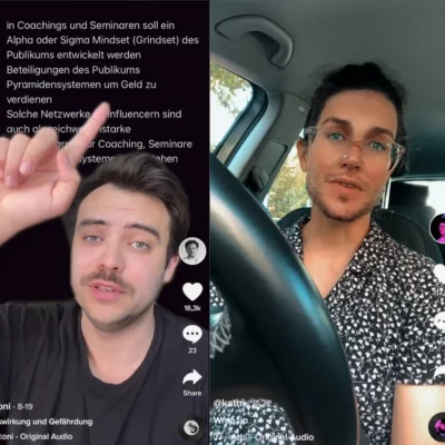 Ausschnitt von Personen, die bei Instagram einen Live-Chat in einem Bild festgehalten haben.